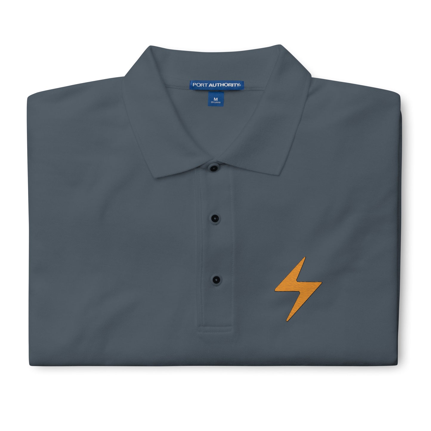 Men's Embroidered Premium Polo "Lightning"