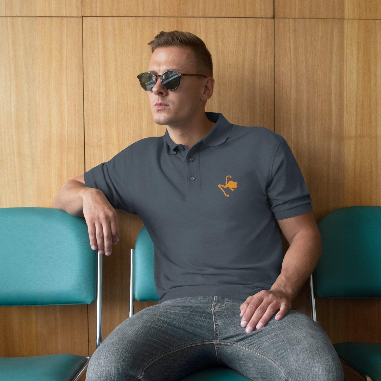 Men's Embroidered Premium Polo "Toxić"