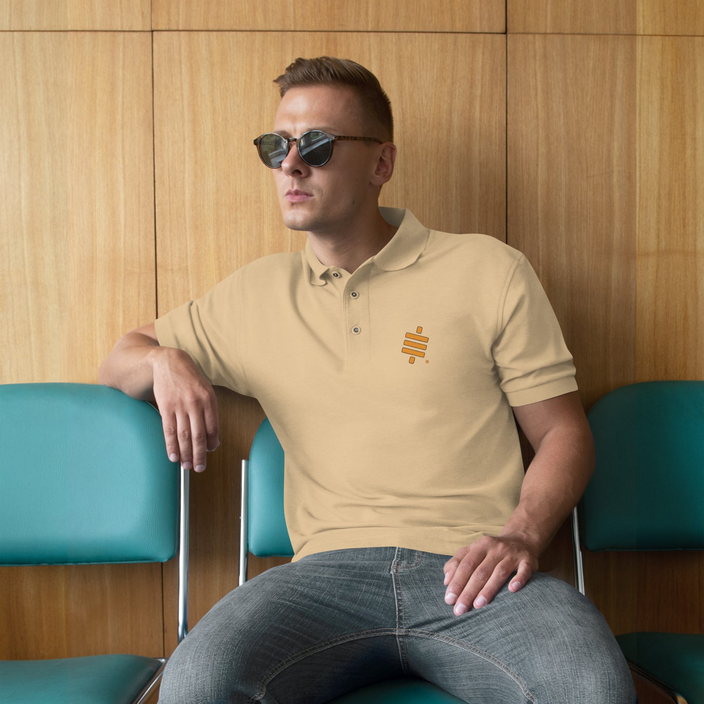 Men's Embroidered Premium Polo "Sats"