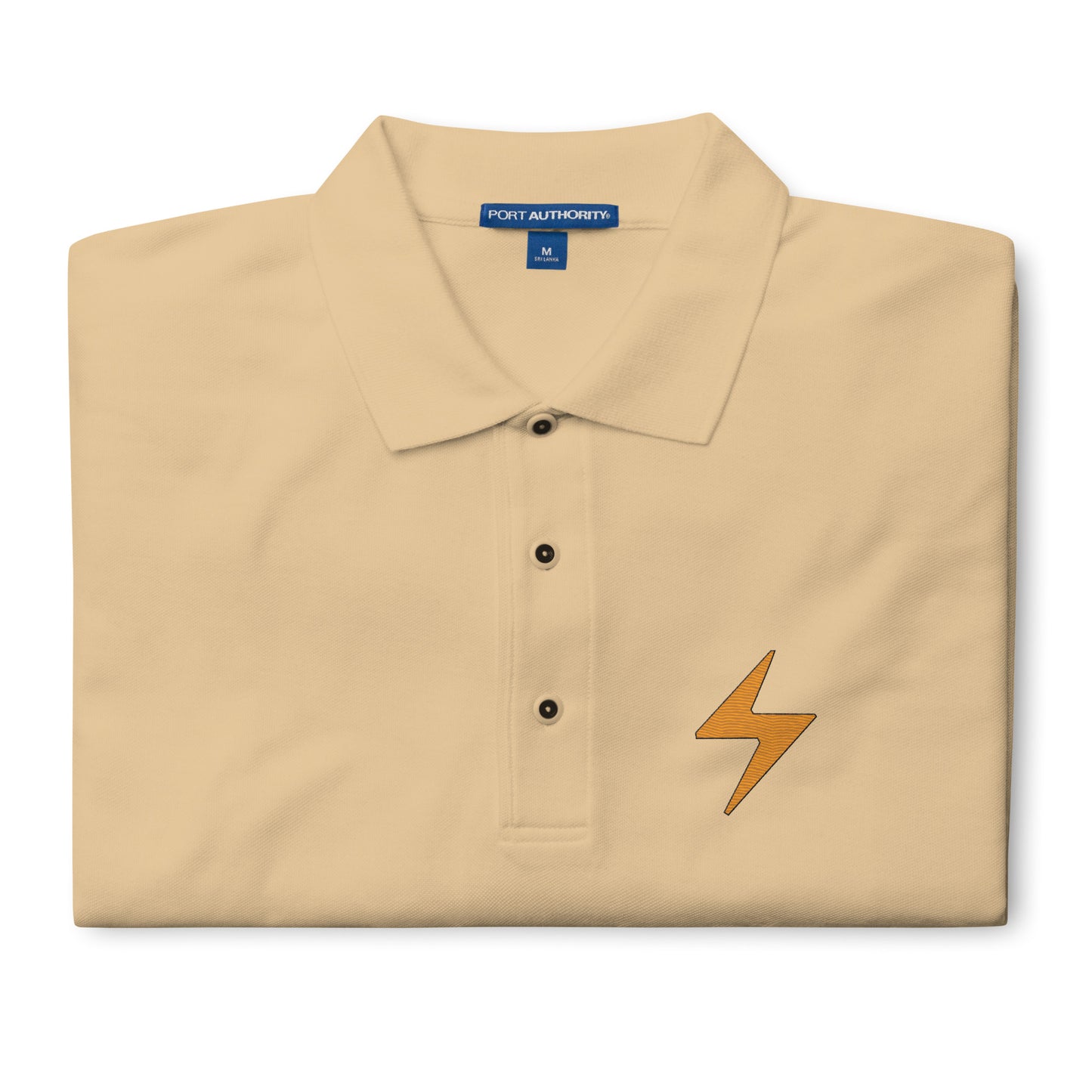 Men's Embroidered Premium Polo "Lightning"