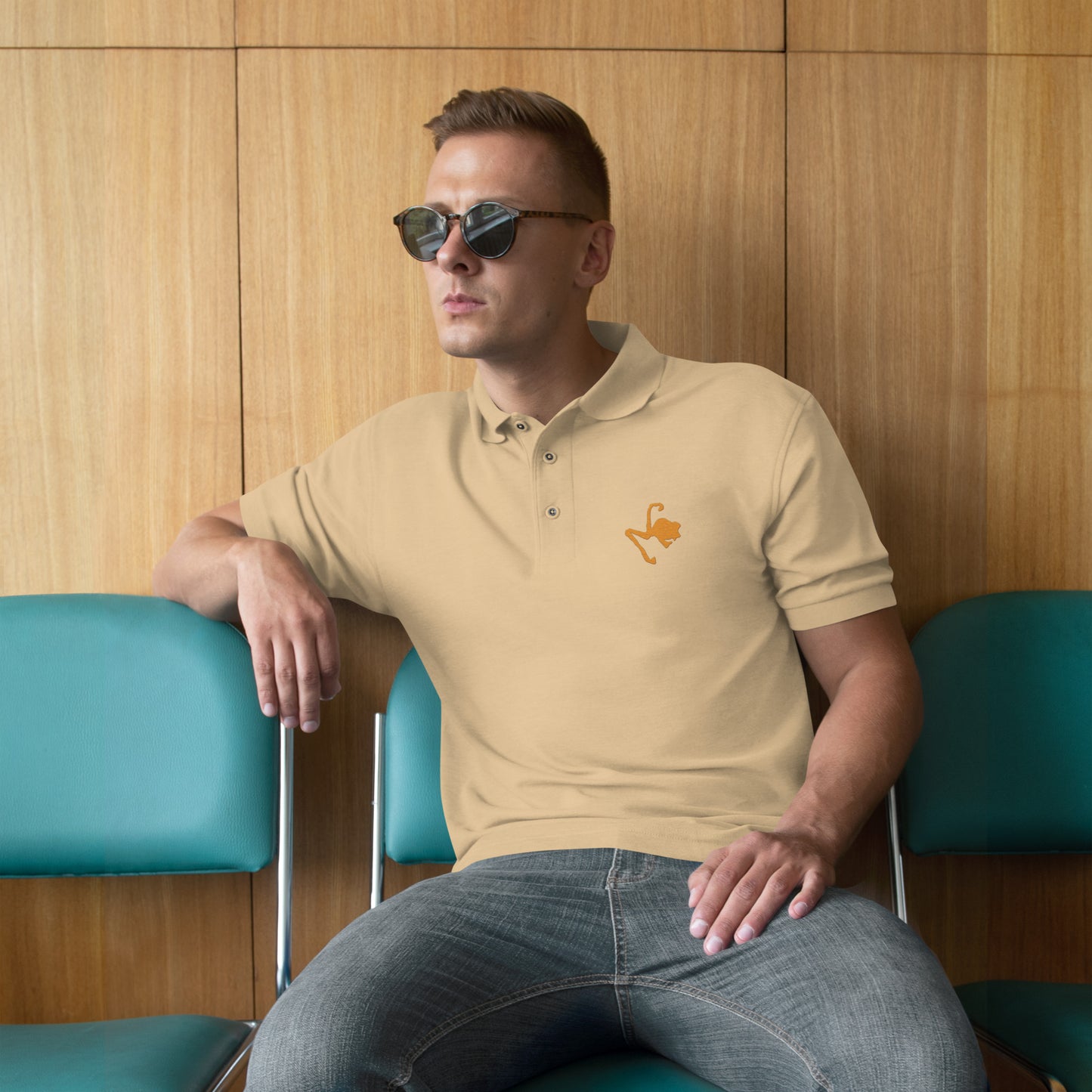 Men's Embroidered Premium Polo "Toxić"