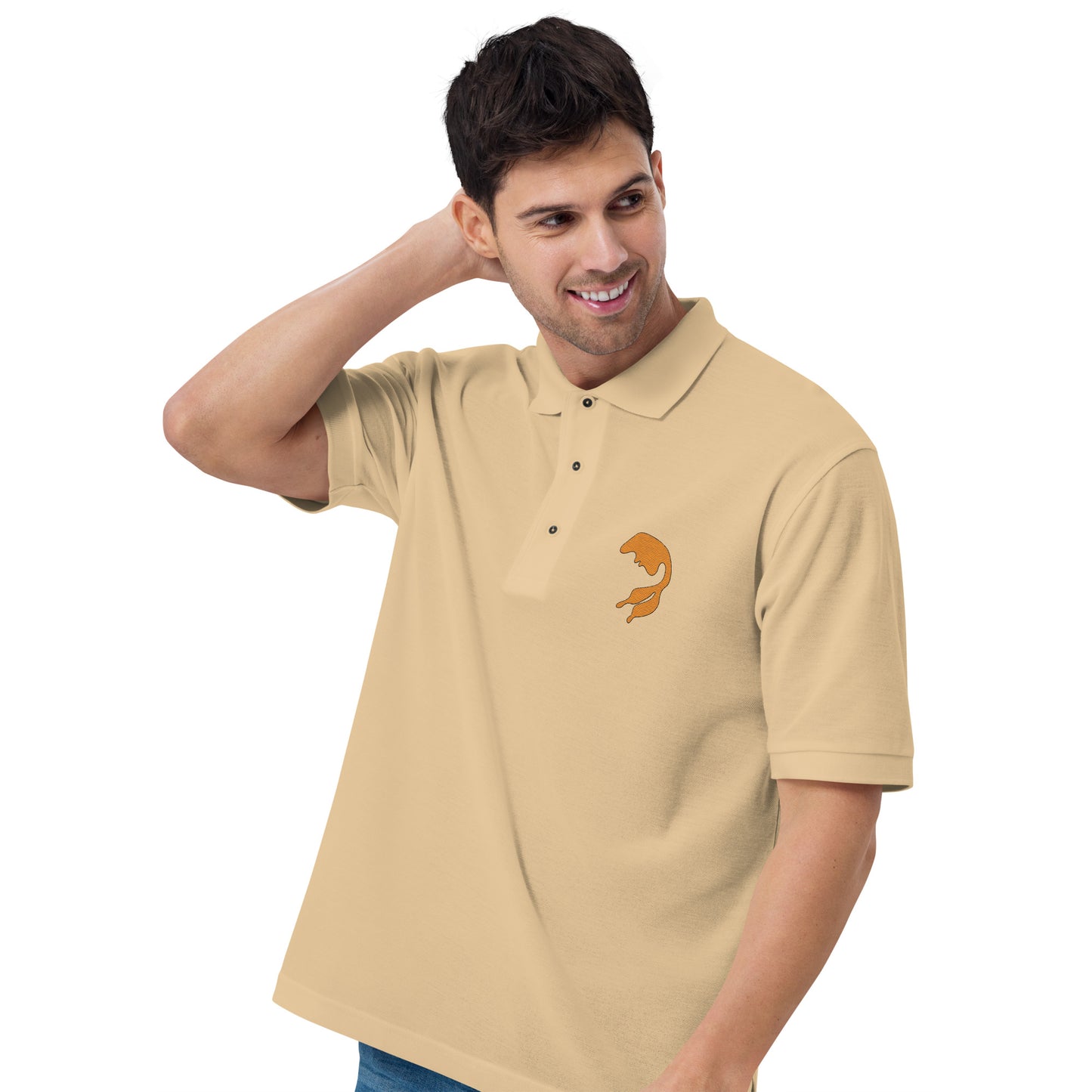 Men's Embroidered Premium Polo "Shutup"