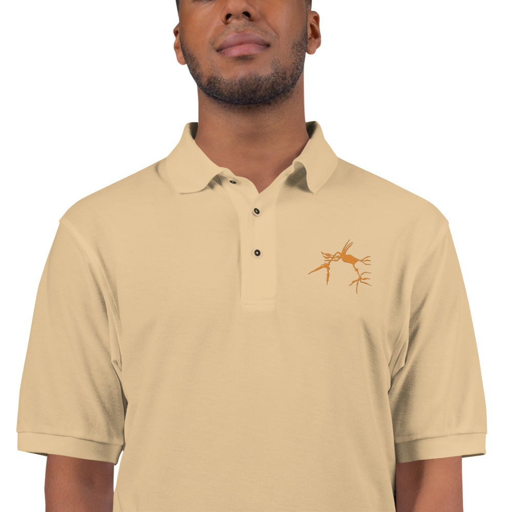 Men's Embroidered Premium Polo "Mood"