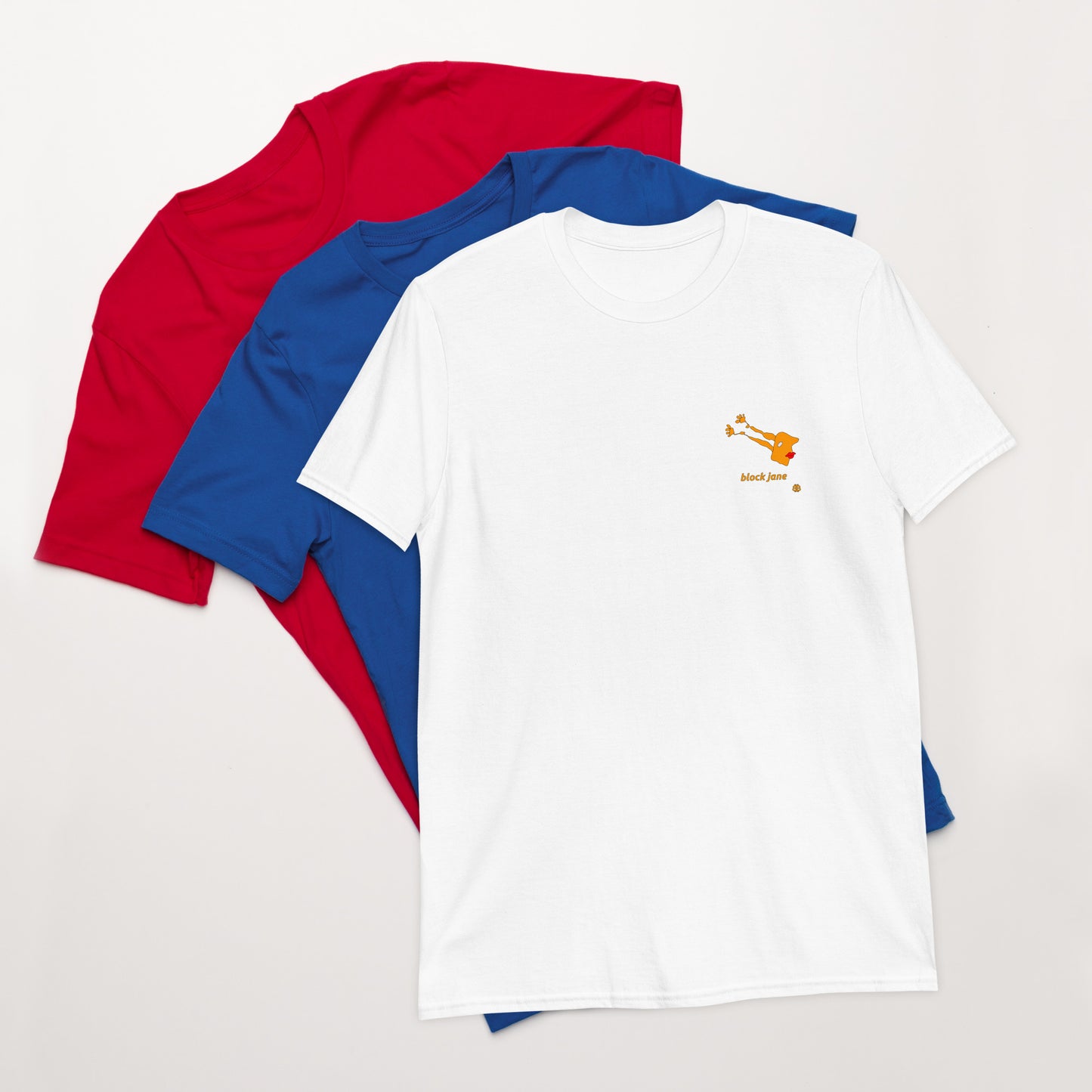 Klassisches Damen-T-Shirt „BlockJane_sm“