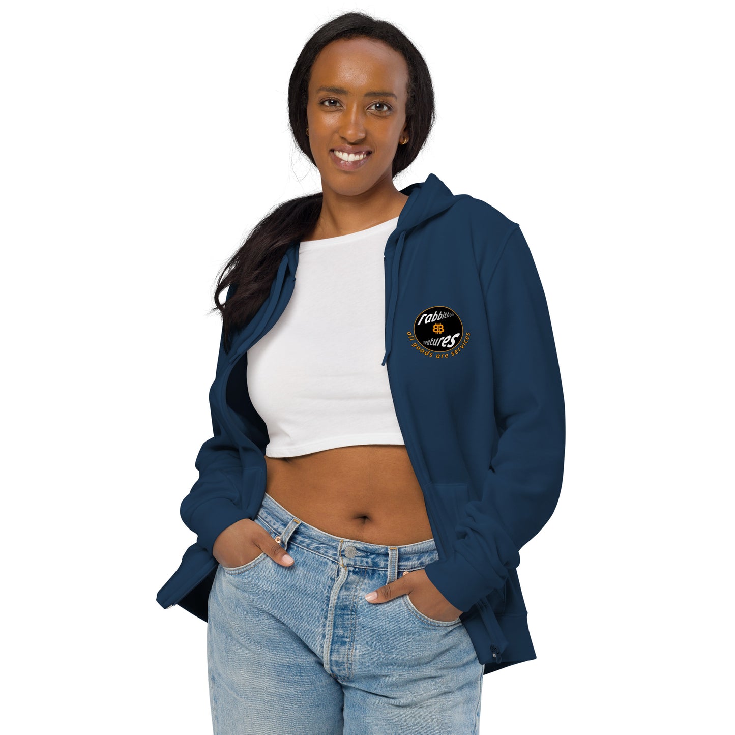 Unisex basic zip hoodie "RHC_sm"