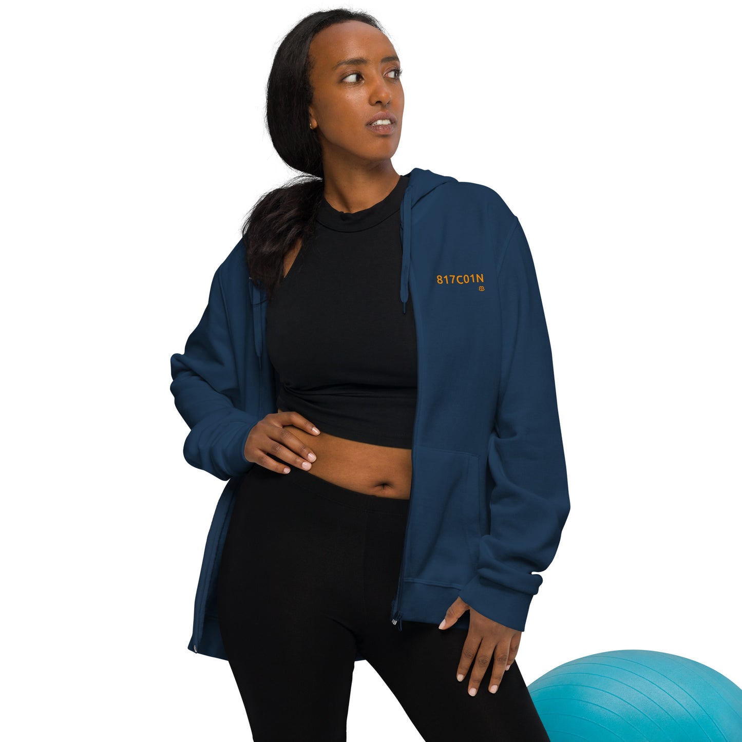 Unisex basic zip hoodie "817C01N"