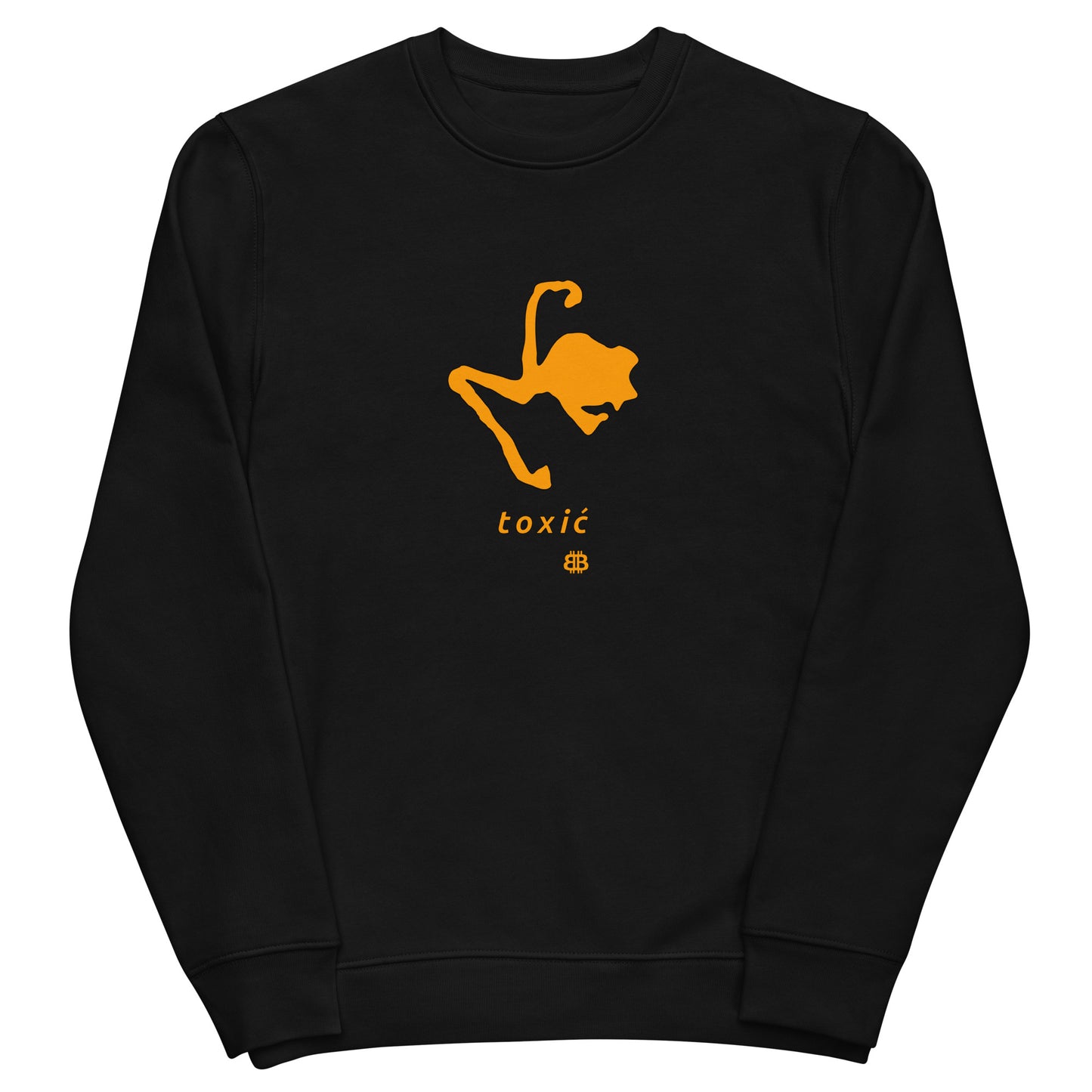 Unisex-Öko-Sweatshirt „Toxić“