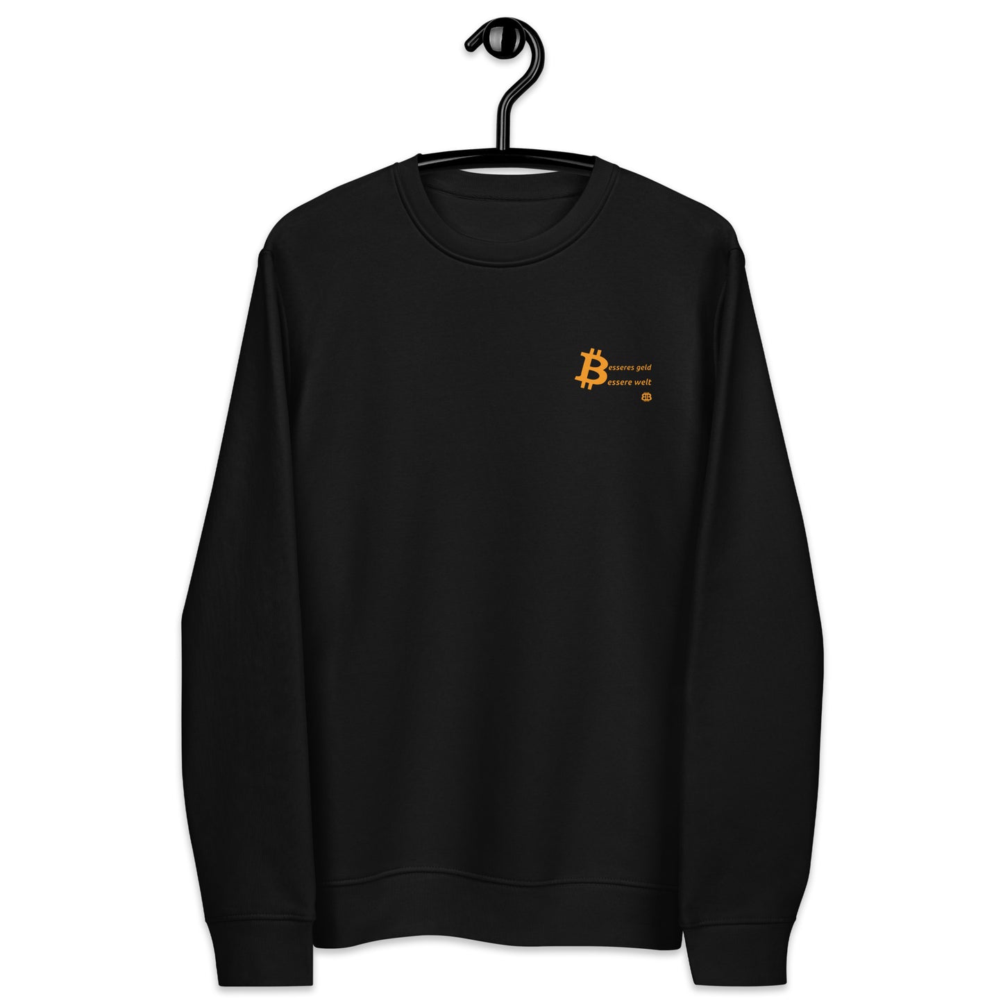 Men's eco sweatshirt "Geld-Welt_sm"