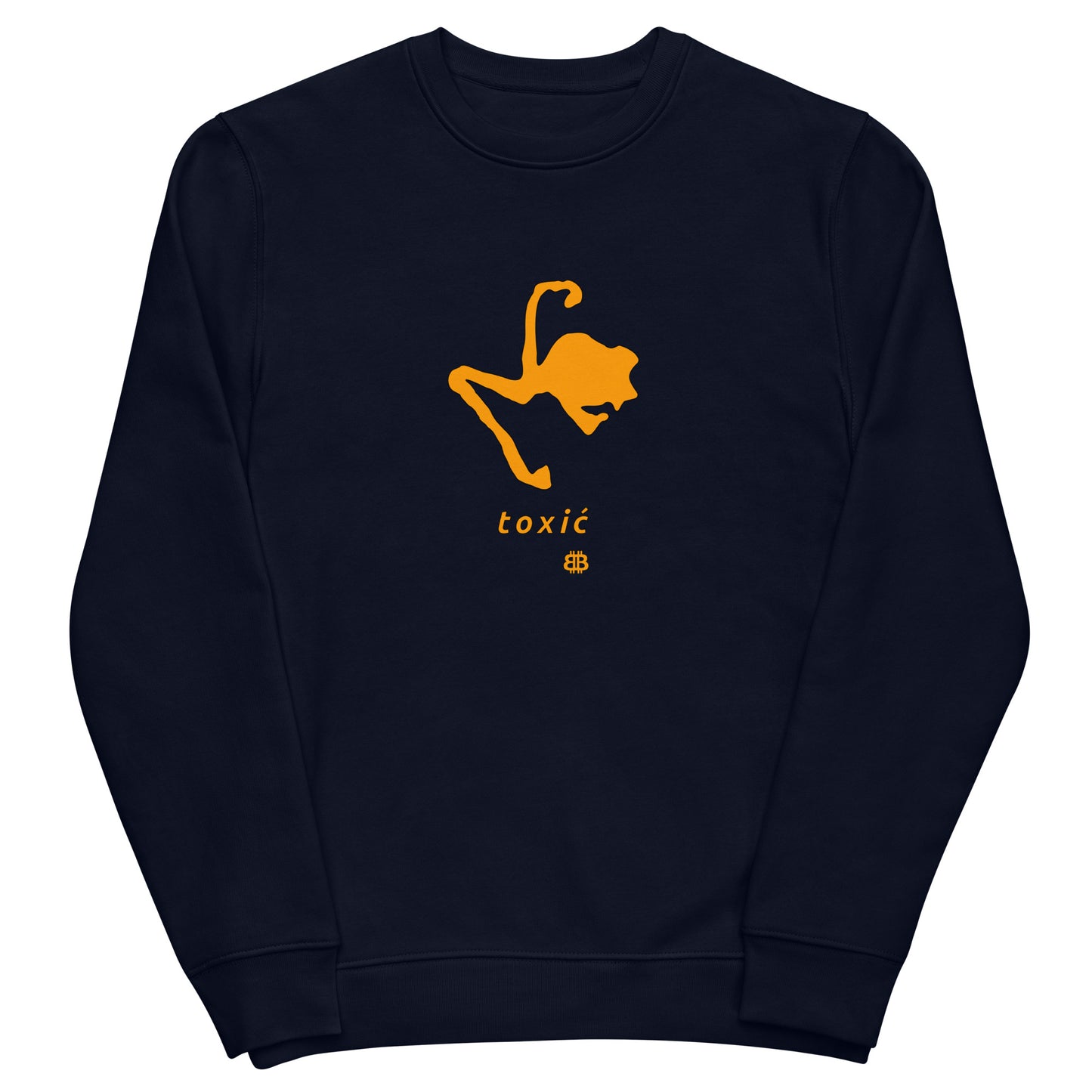 Unisex-Öko-Sweatshirt „Toxić“