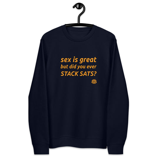 Unisex eco sweatshirt "Sex"