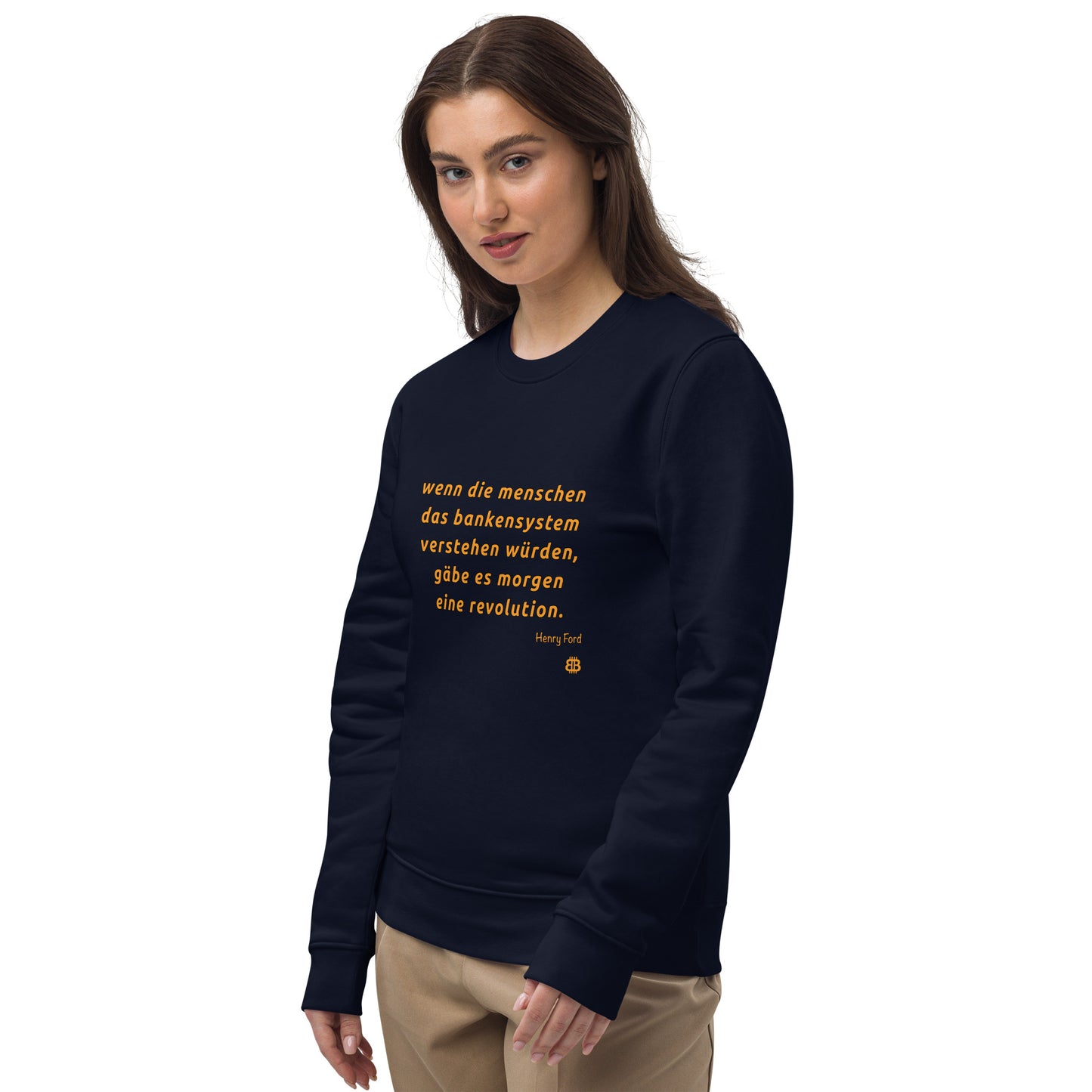 Damen-Öko-Sweatshirt „Revolution_dt“