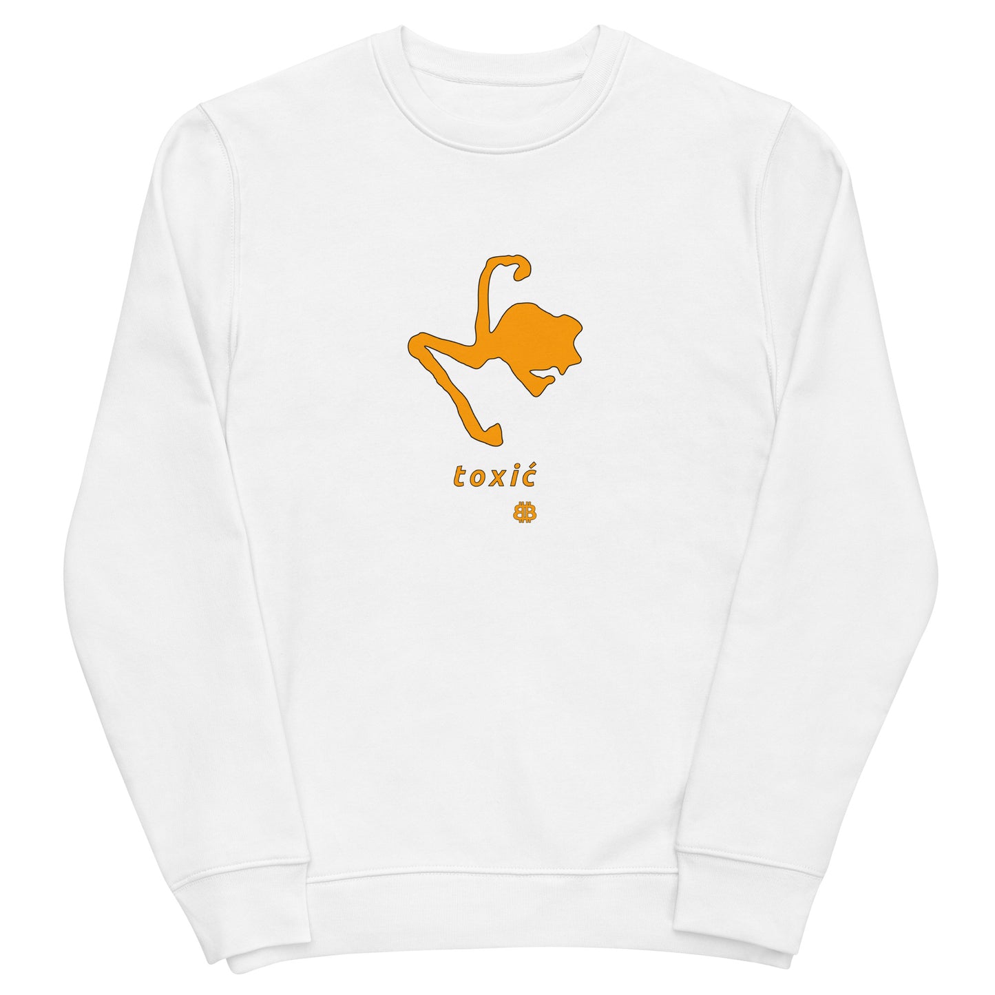 Unisex-Öko-Sweatshirt „Toxić“