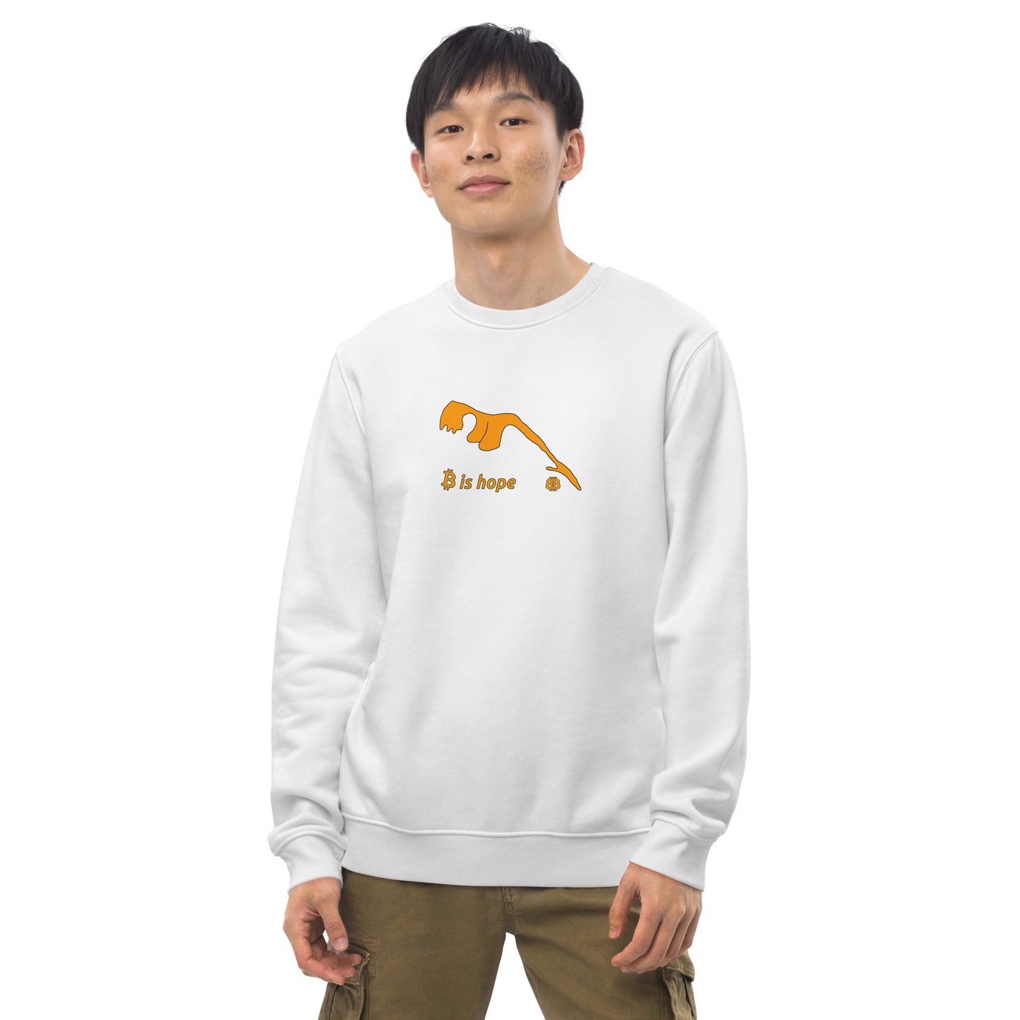 Unisex-Öko-Sweatshirt „Hope“