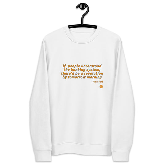 Herren-Öko-Sweatshirt „Revolution_engl“