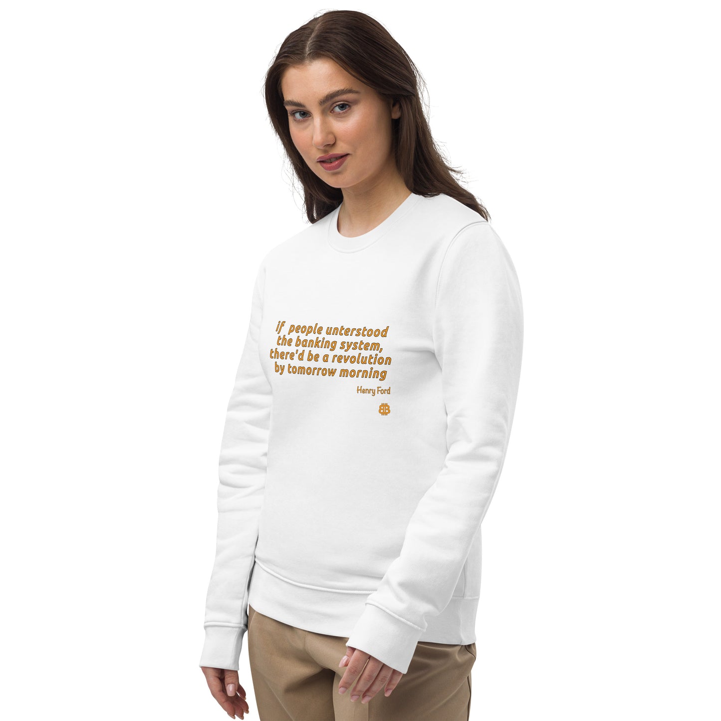 Damen-Öko-Sweatshirt „Revolution_engl“