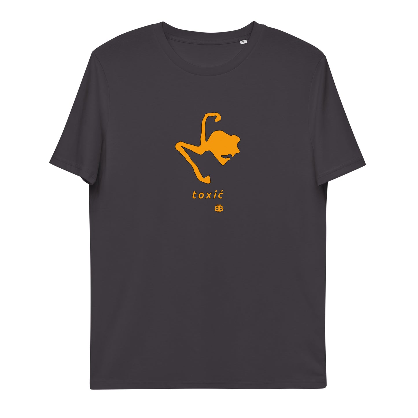 Unisex-T-Shirt aus Bio-Baumwolle „Toxić“