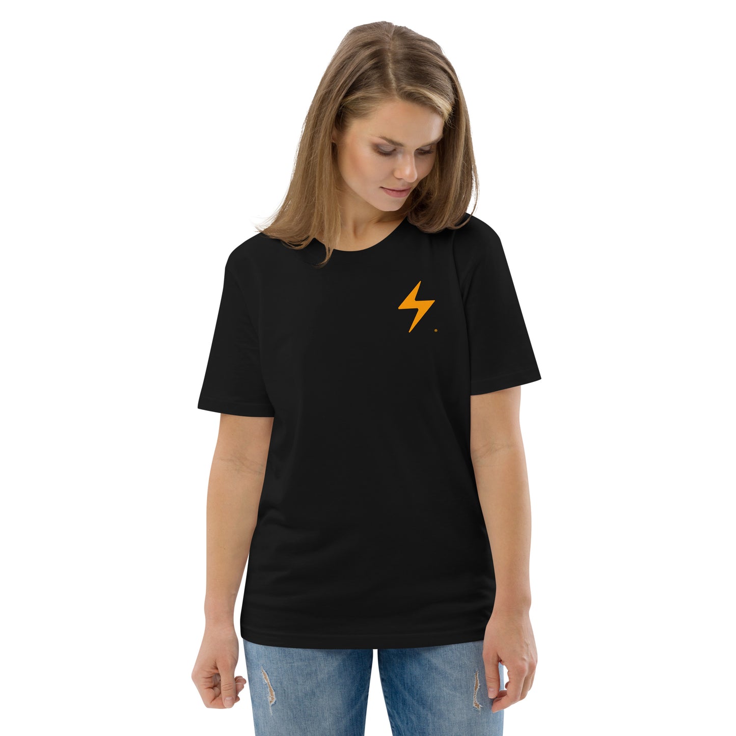 Women's organic cotton t-shirt "Lightning_sm"