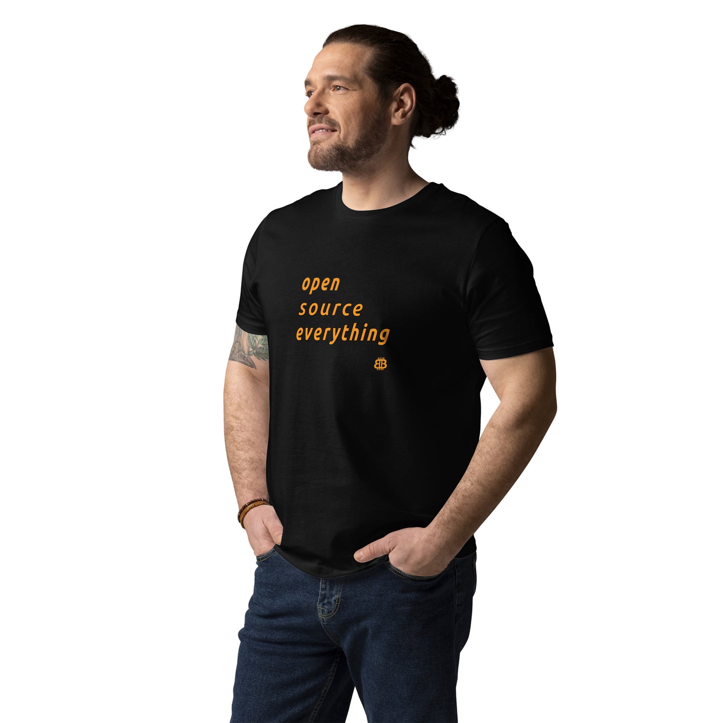 Herren-T-Shirt aus Bio-Baumwolle „OS everything“