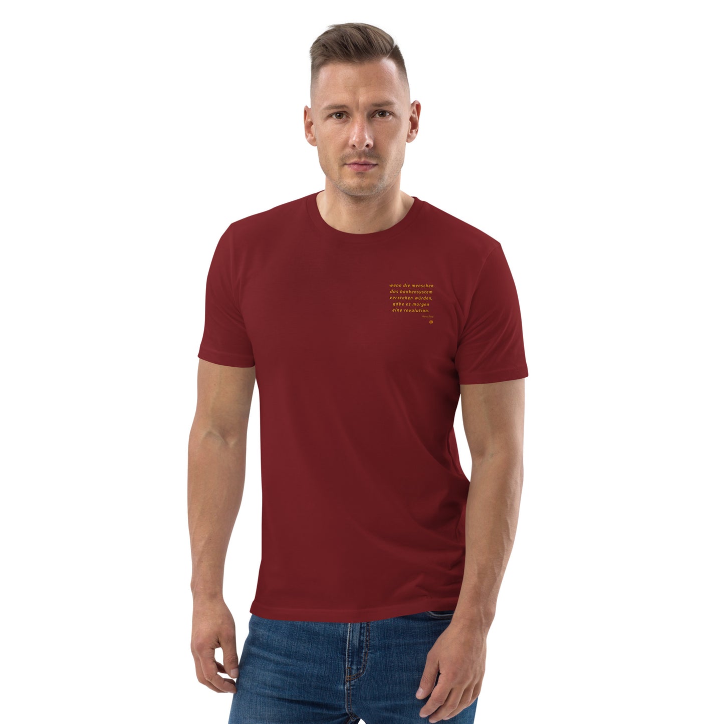 Herren-T-Shirt aus Bio-Baumwolle „Revolution_dt_sm“