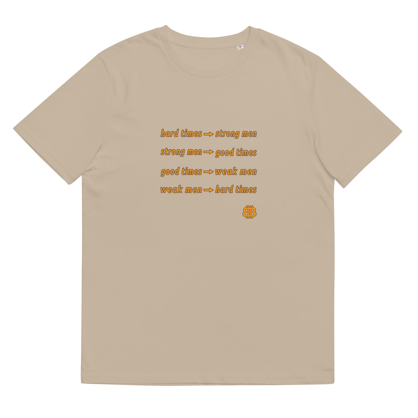 Men's organic cotton t-shirt "HardTimes"