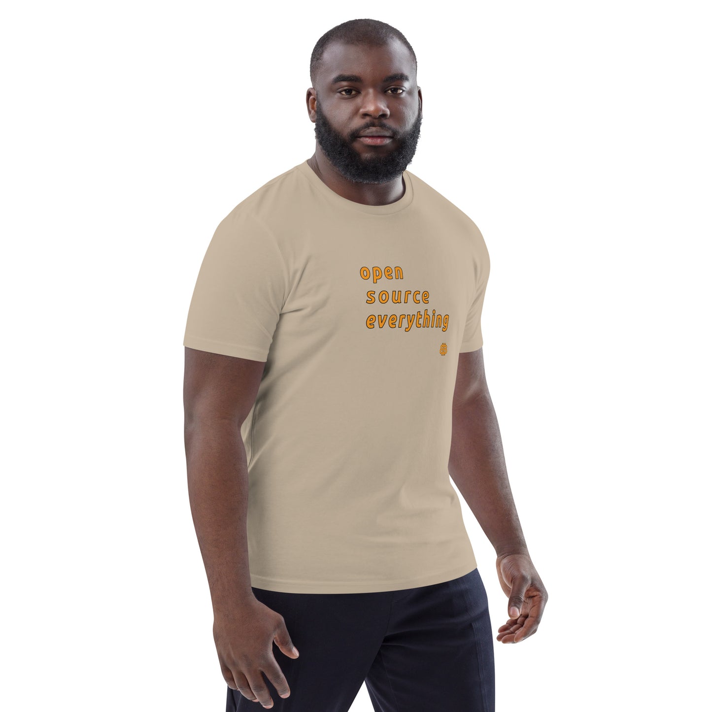 Herren-T-Shirt aus Bio-Baumwolle „OS everything“