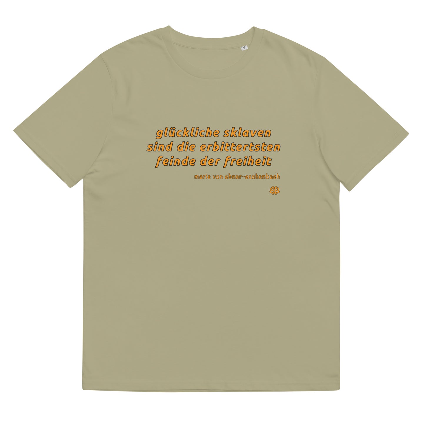 Unisex organic cotton t-shirt "Sklaven"