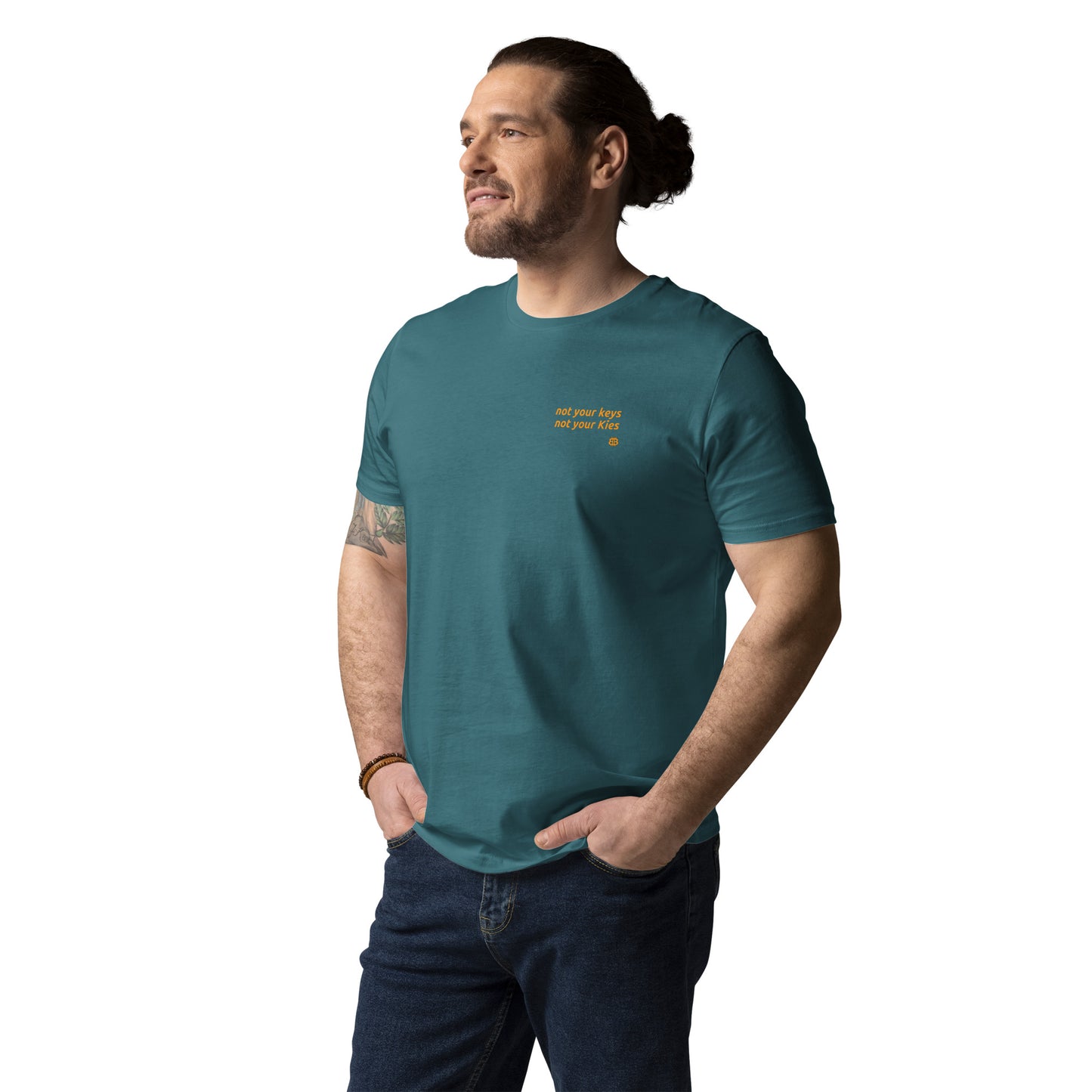 Herren-T-Shirt aus Bio-Baumwolle „Kies_sm“