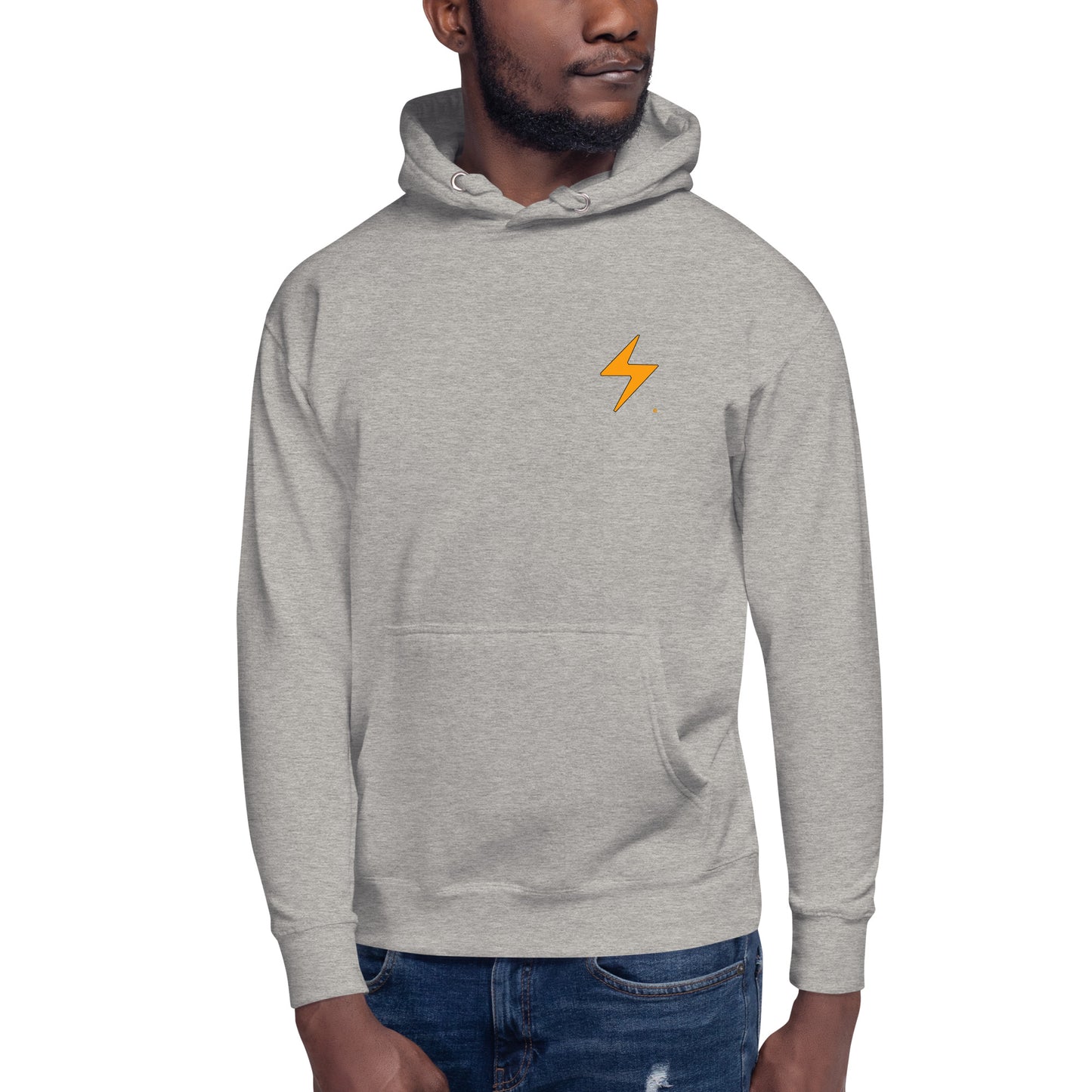 Sudadera bio con capucha para hombre "Lightning_sm"