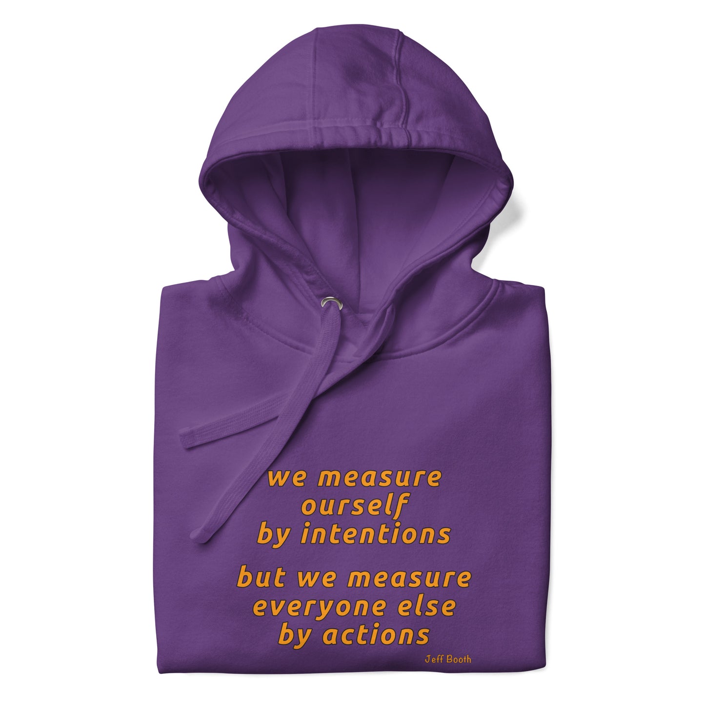 Men's organic bio Hoodie "Measure"