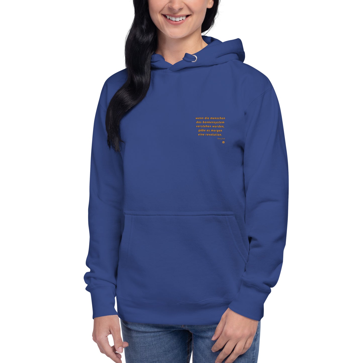 Sudadera con capucha bio bio mujer "Revolution_dt_sm"