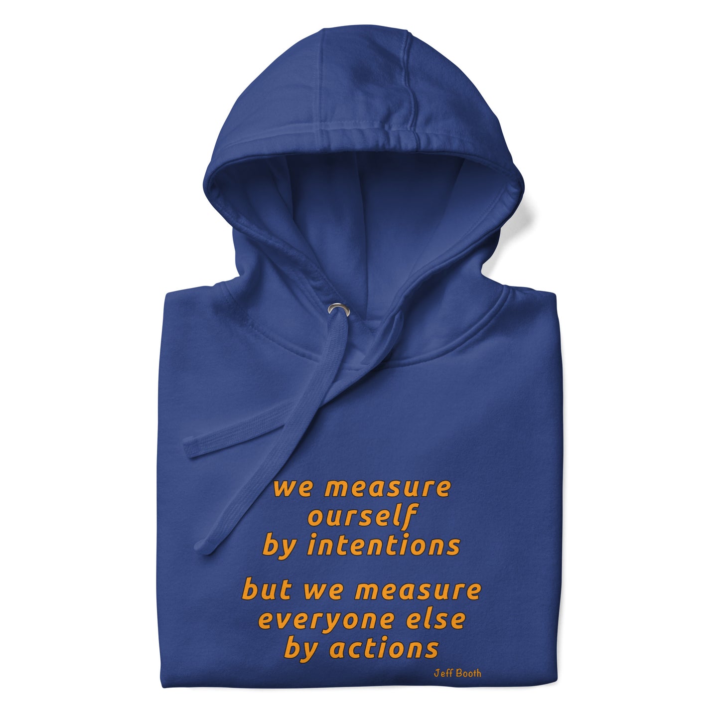 Men's organic bio Hoodie "Measure"