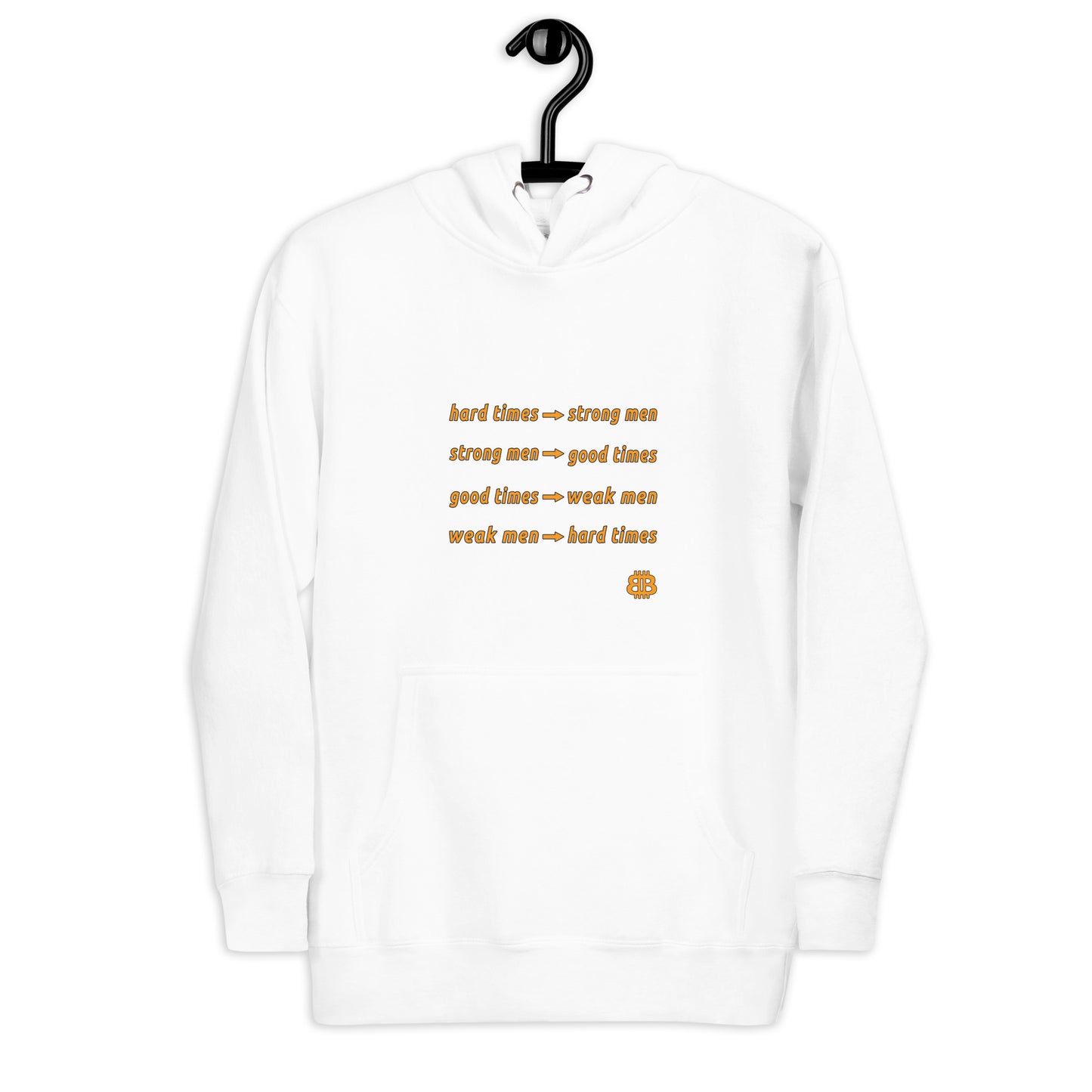 Sudadera bio con capucha para mujer "HardTimes"