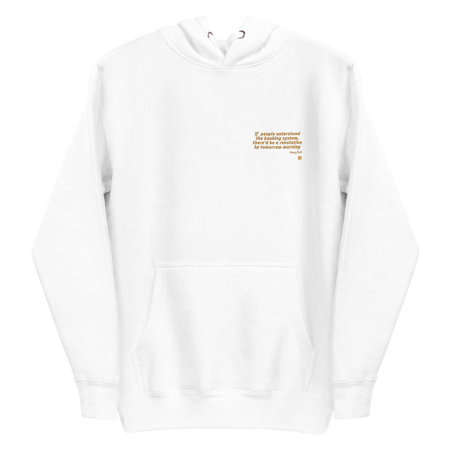 Sudadera con capucha bio orgánica para mujer "Revolution_engl_sm"