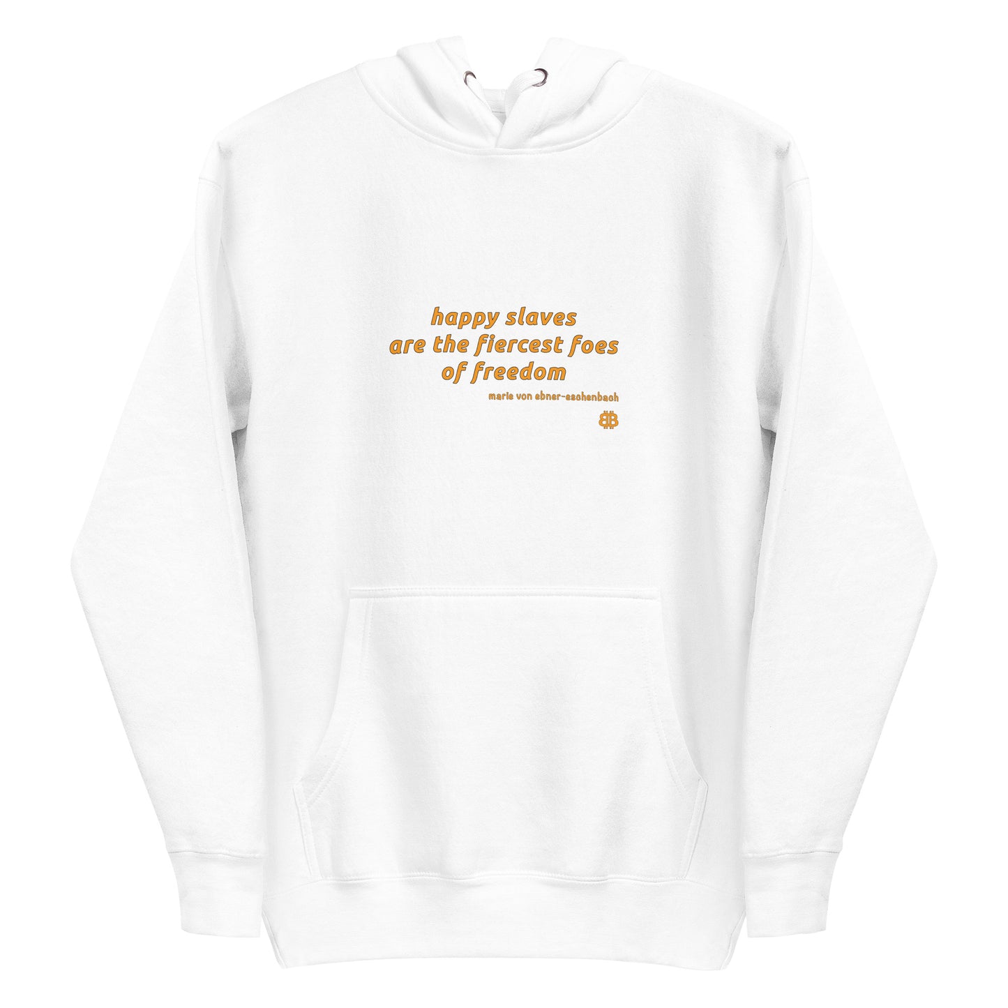 Men's organic bio Hoodie "Slaves"