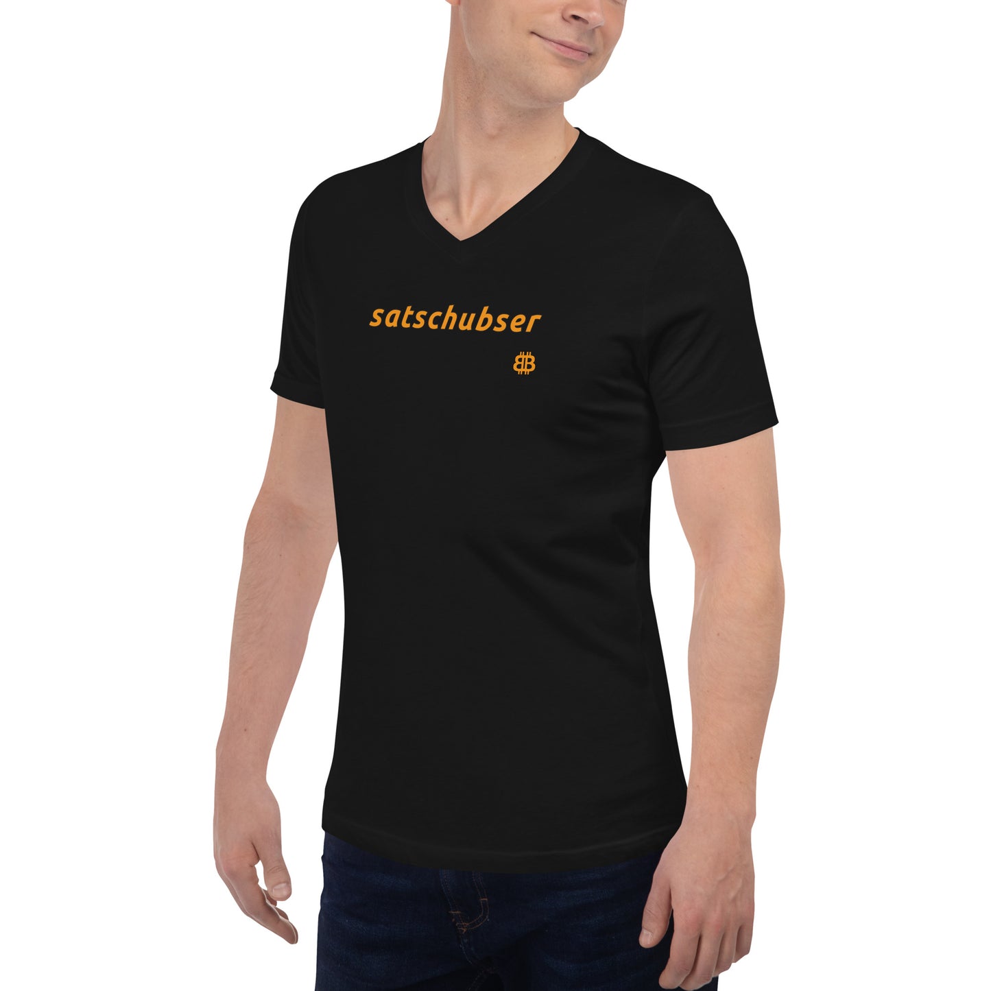Men's Short Sleeve V-Neck T-Shirt "Schubser"