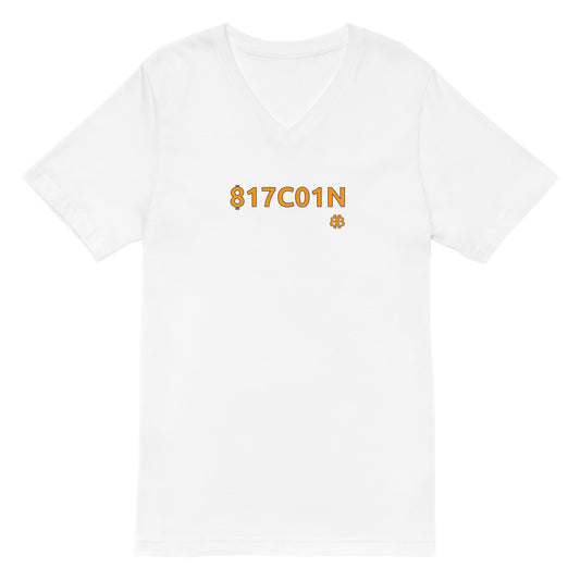 Unisex Kurzarm-T-Shirt mit V-Ausschnitt „B17C01N“