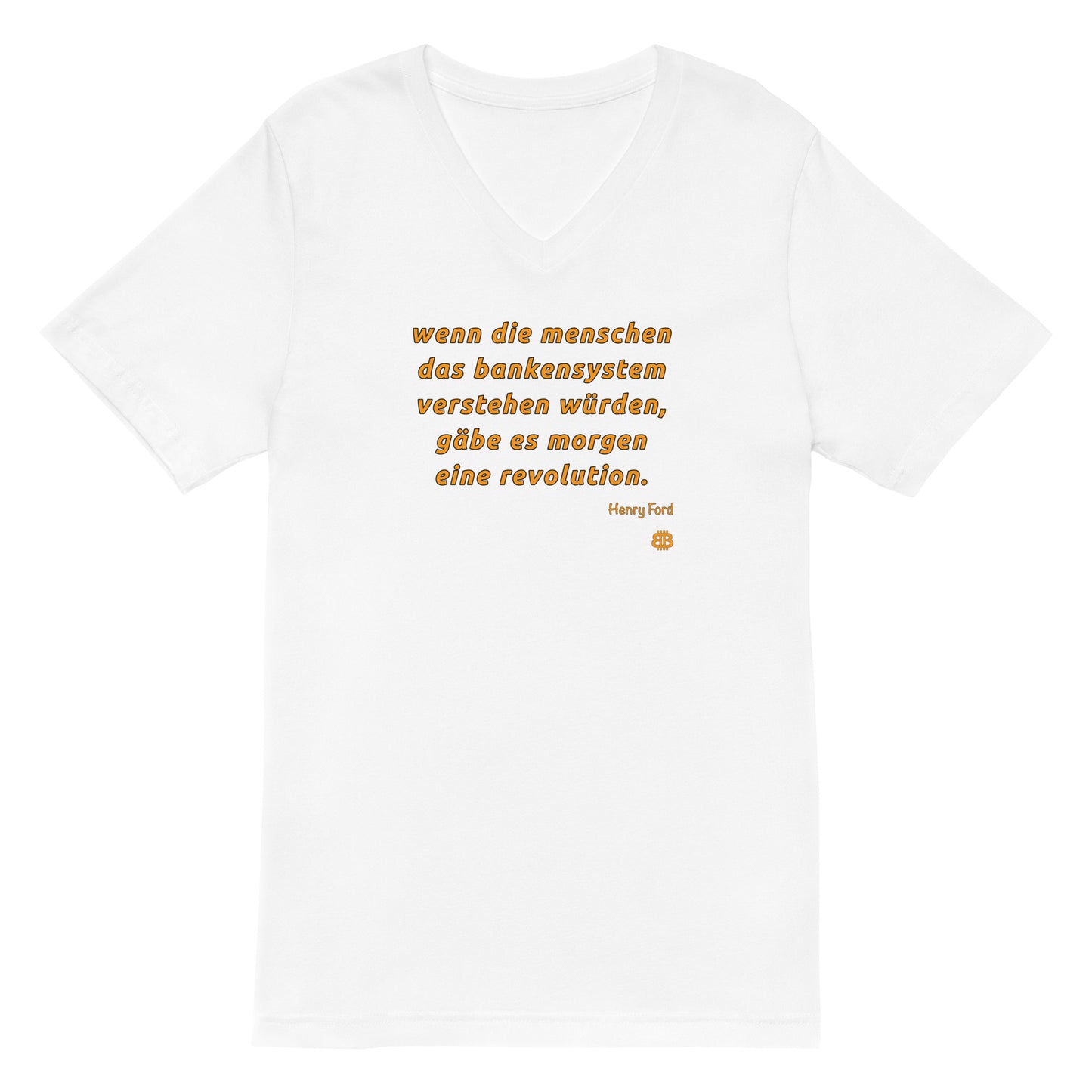 Men's Short Sleeve V-Neck T-Shirt "Revolution_dt"