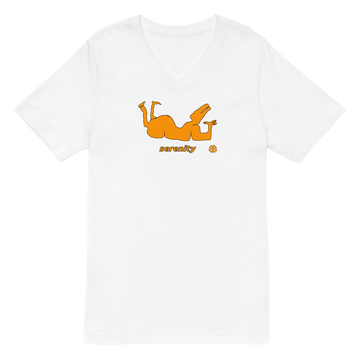 Men's Short Sleeve V-Neck T-Shirt "Serenity"