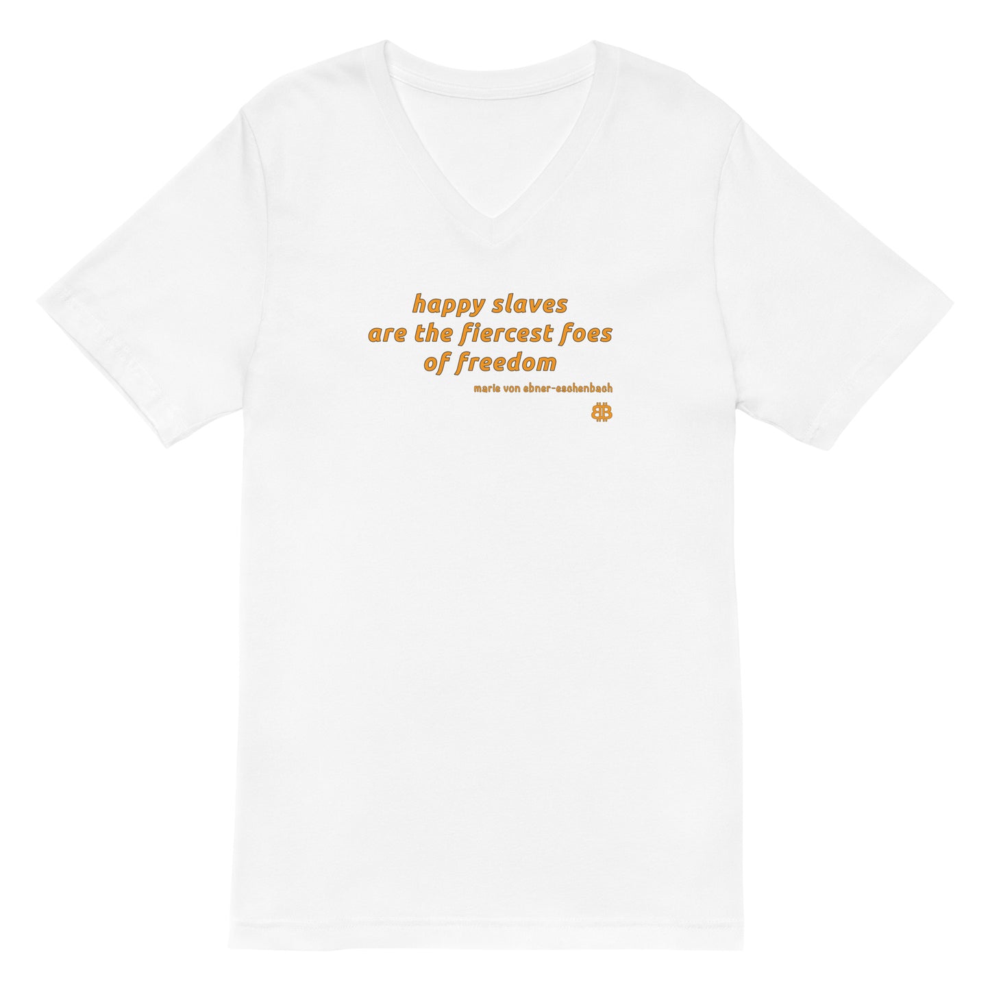 Men's Short Sleeve V-Neck T-Shirt "Slaves"