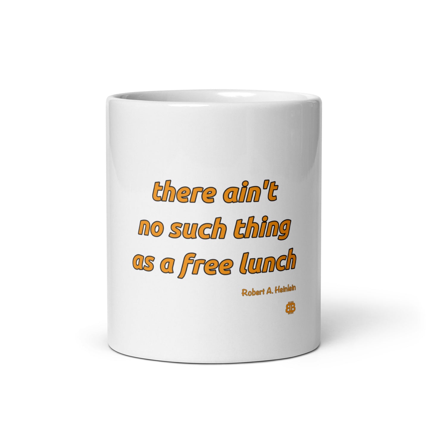 White glossy mug "FreeLunch"
