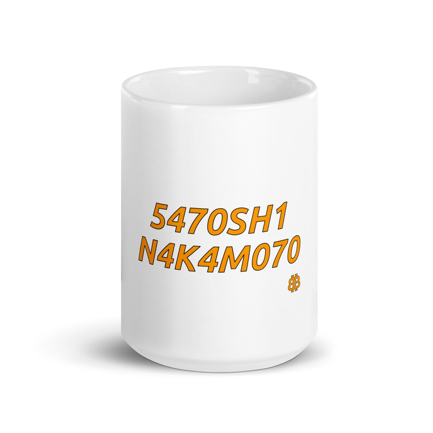 Weiß glänzende Tasse „N4K4M070“