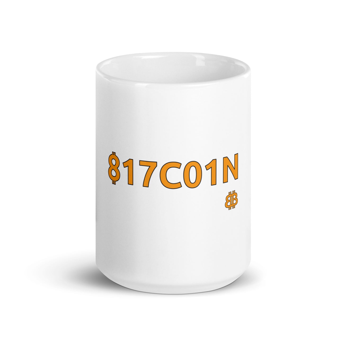 Weiß glänzende Tasse „B17C01N“