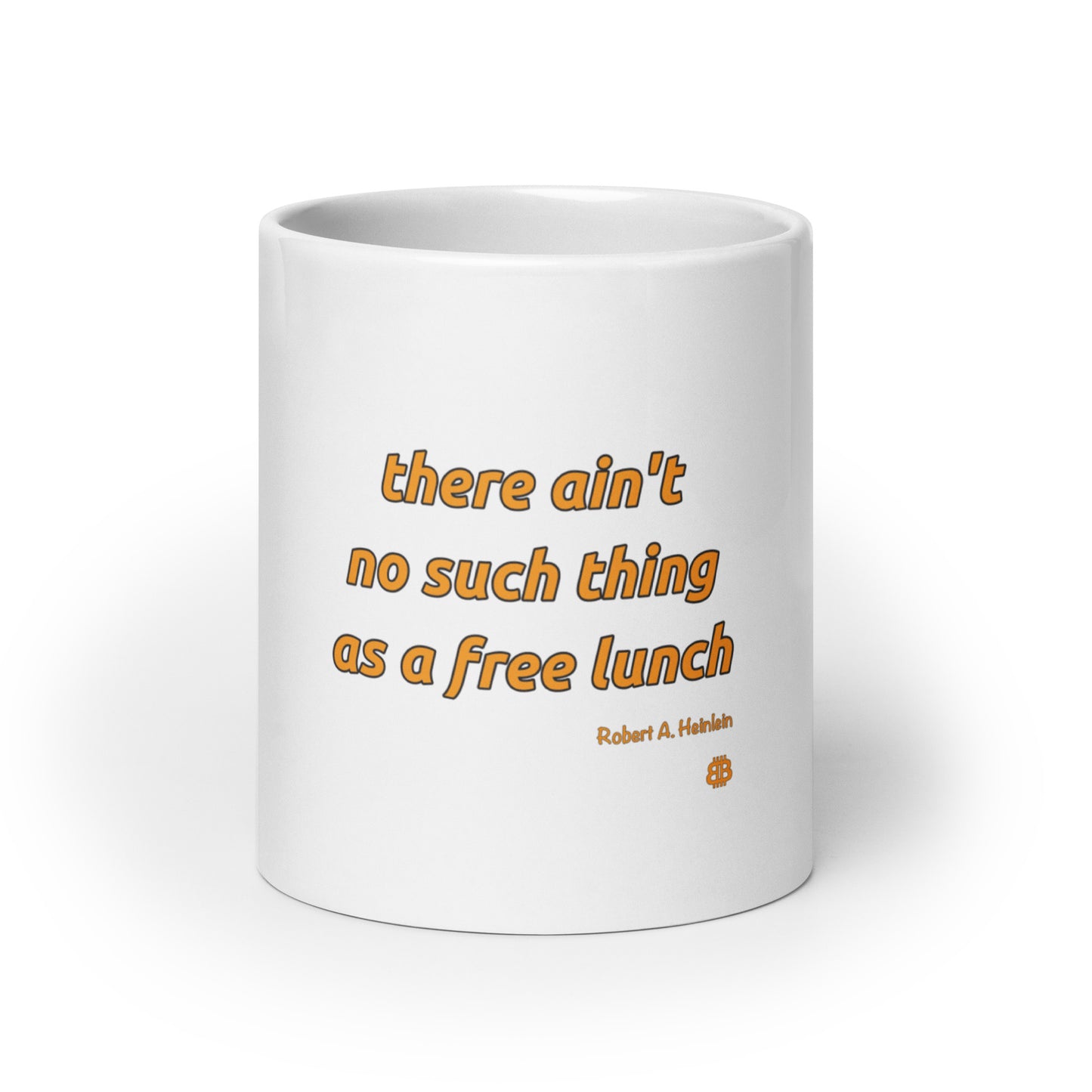 White glossy mug "FreeLunch"