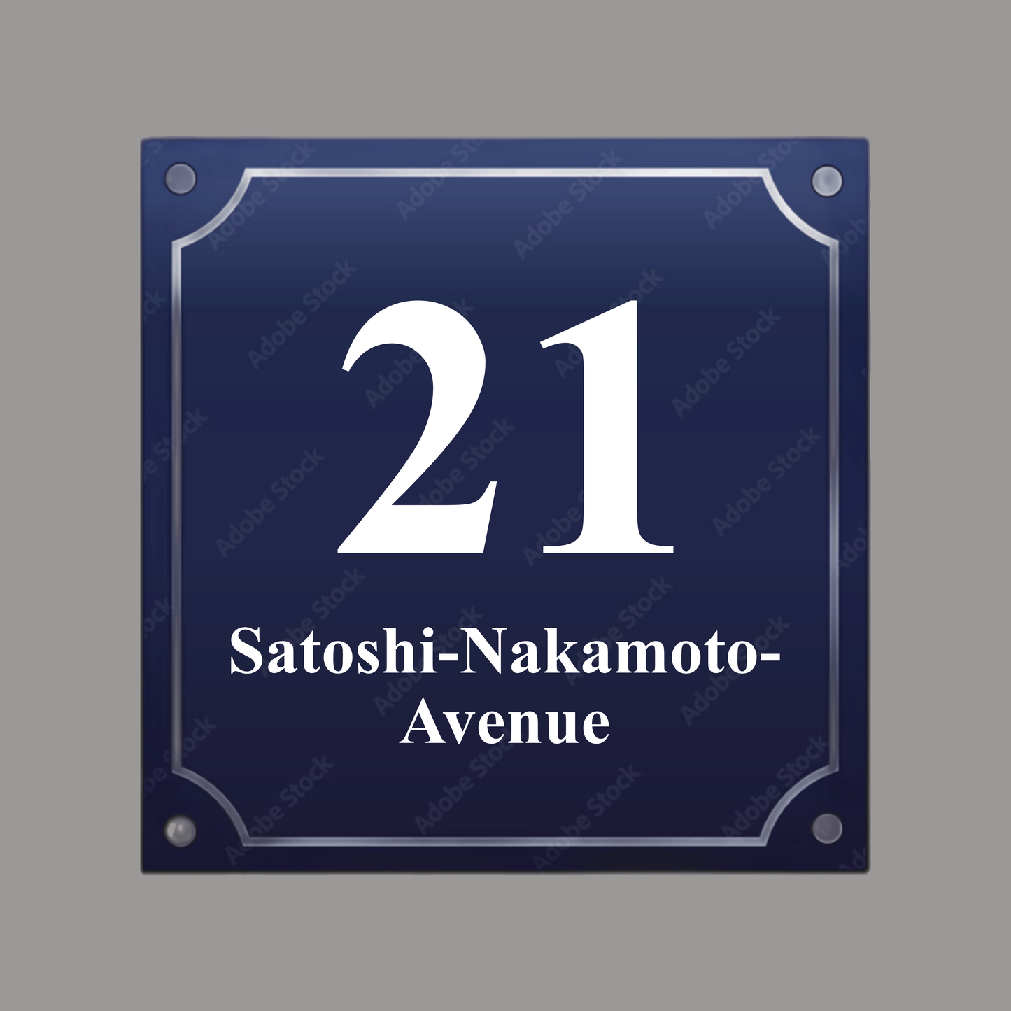 HOUSE NUMBER "Avenue 21"