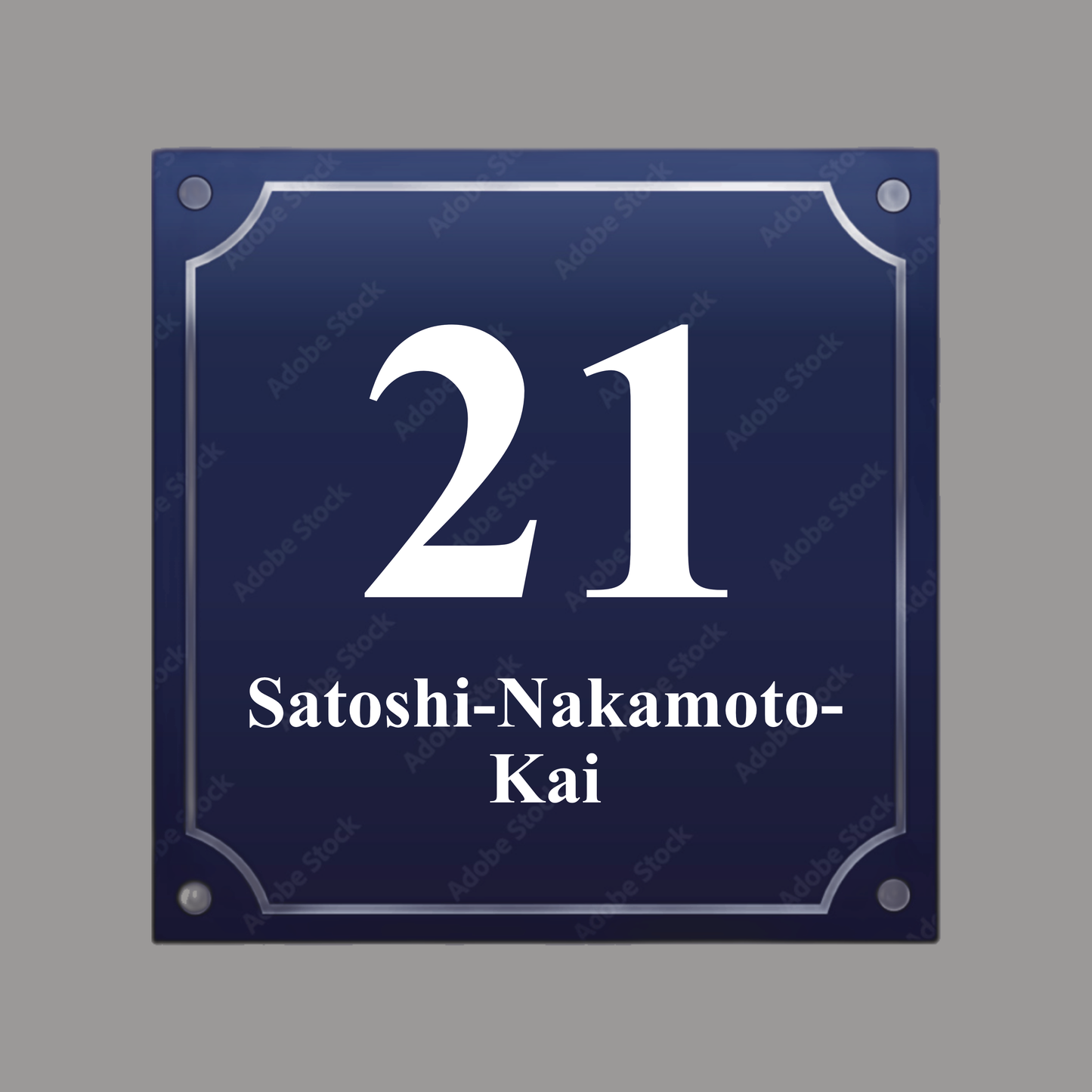 HOUSE NUMBER "Kai 21"