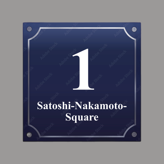 HOUSE NUMBER "Square 1"