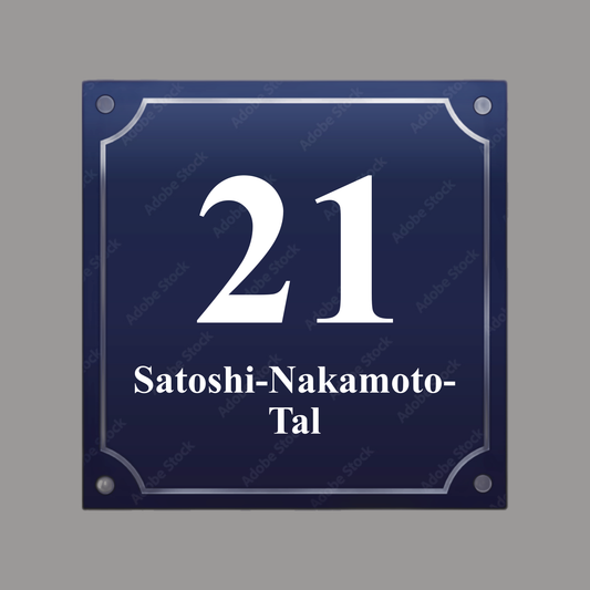 HOUSE NUMBER "Tal 21"