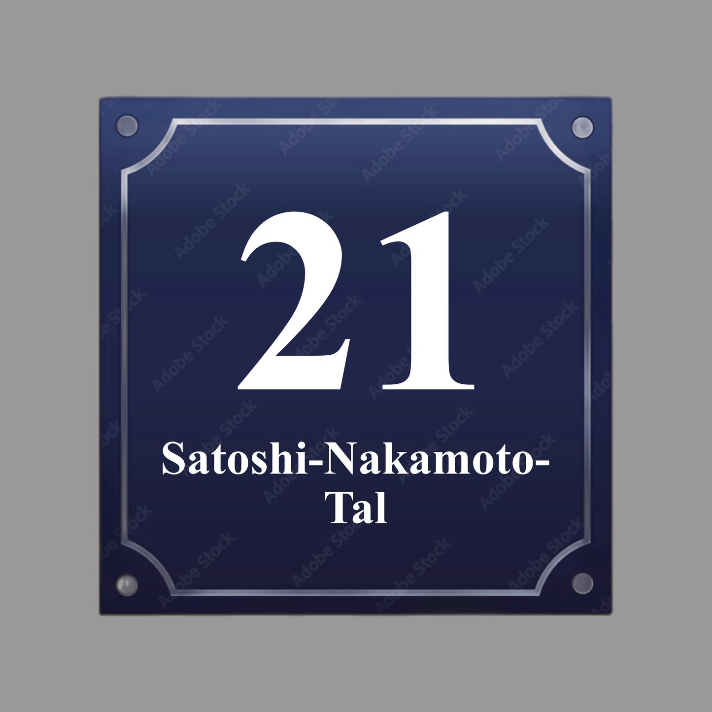 HOUSE NUMBER "Tal 21"