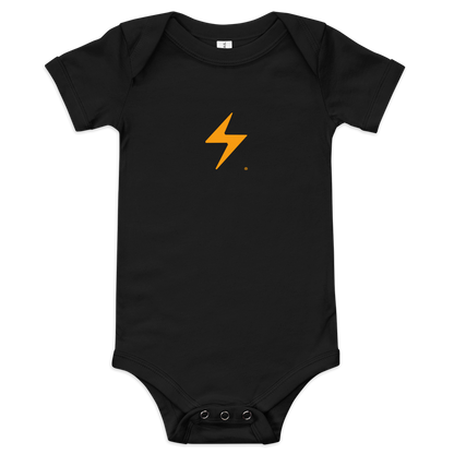 Baby short sleeve one piece "Lightning"