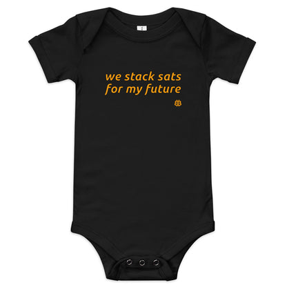 Baby short sleeve one piece "Future"